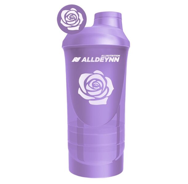 Allnutrition AllDeynn Shaker - Violet - Шейкър, Цвят Лилав, Разфасовка 600ml + 350ml