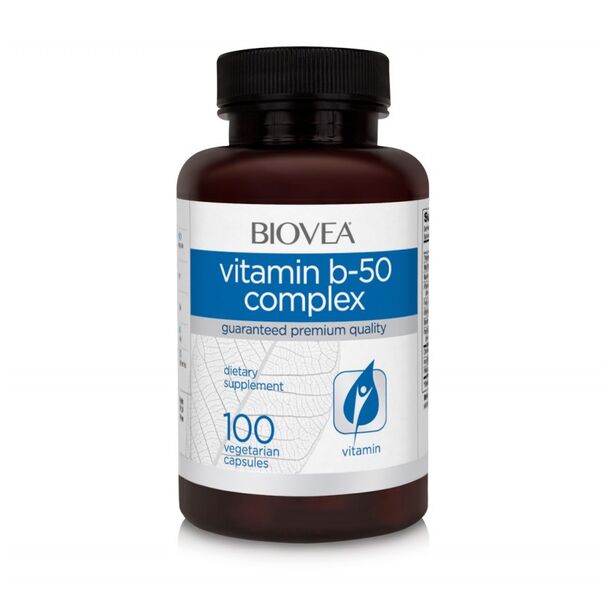 Biovea Vitamin B-50 -  Витамин B, Разфасовка 100 caps
