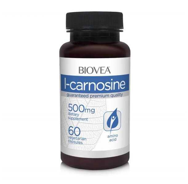 Biovea L-Carnosine 500mg - Карнозин, Разфасовка 60 caps