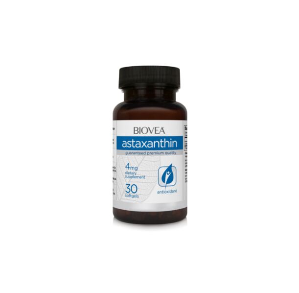 Biovea Astaxanthin 4mg - Астаксантин, Разфасовка 30 sgels