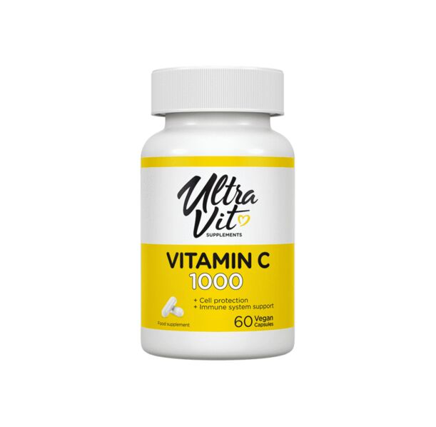 UltraVit Vitamin C 1000 - Витамин C, Разфасовка 60 vcaps