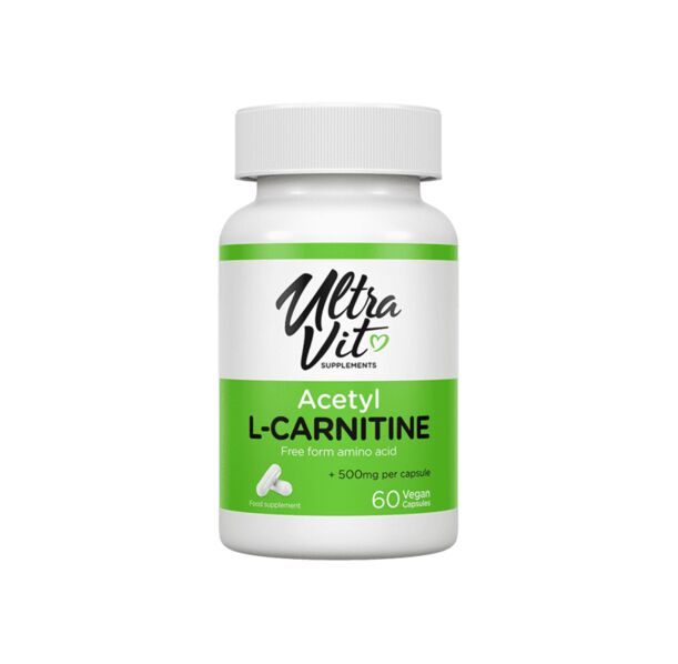 UltraVit Acetyl L-Carnitine - Л-Карнитин, Разфасовка 60 vcaps
