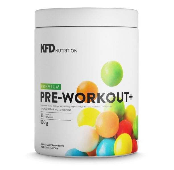 KFD Premium Pre Workout+ - Азотен Бустер, Разфасовка 0.500kg