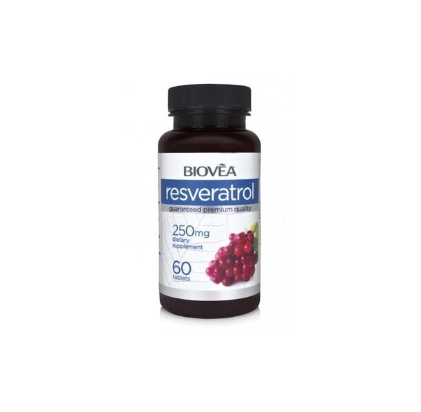 Biovea Resveratrol 250mg - Ресвератрол, Разфасовка 60 tabs