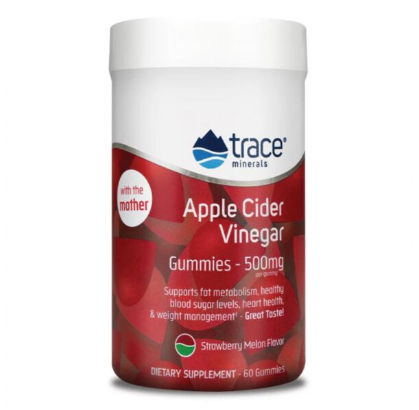 Trace Minerals Apple Cider Vinegar Gummies 500mg - Ябълков Оцет