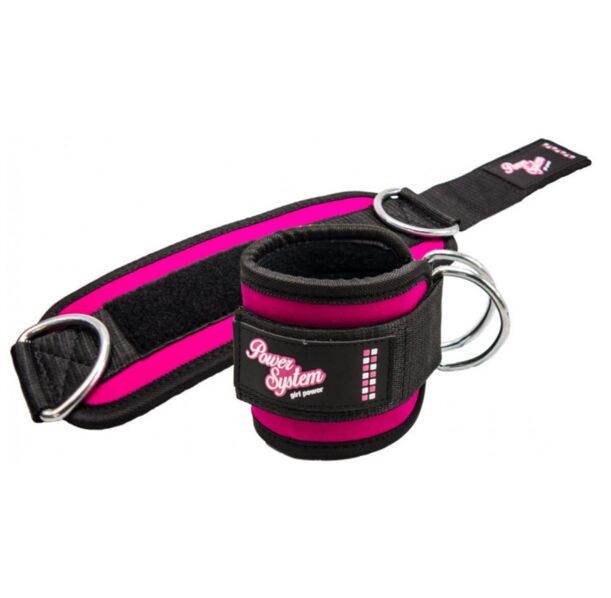 Power System Ankle Straps Gym Babe - Pink - Каишки за Глезен, Цвят Розов