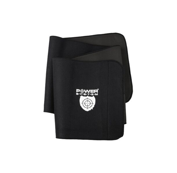 Power System Waist Slimming Trimmer Belt 125x25 - Колан за Отслабване, Цвят Черен