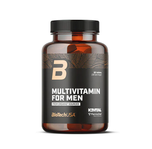 BIOTECH USA - Multivitamin For Men from Organic Sources / 60 Tabs (30 дози)