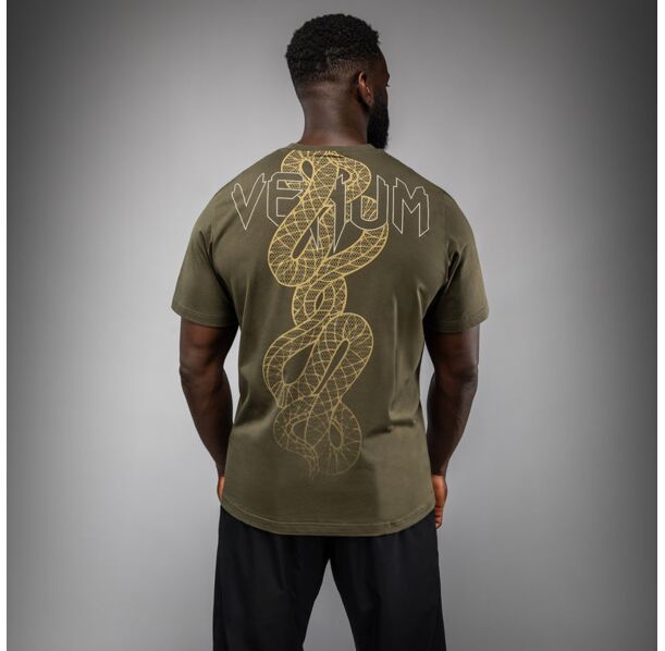 Тениска - Venum Serpenti T-Shirt - Khaki/Bronze/Ivory​