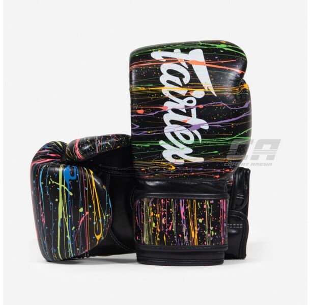 Боксови Ръкавици - Fairtex BGV14PT Thai Boxing Gloves - Painter - Black​