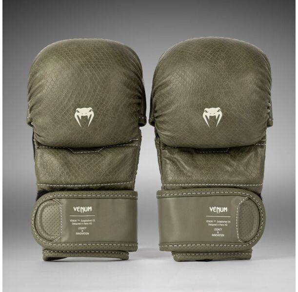 ММА РЪКАВИЦИ - Venum Impact Evo Scales MMA Sparring Gloves - Army Green​