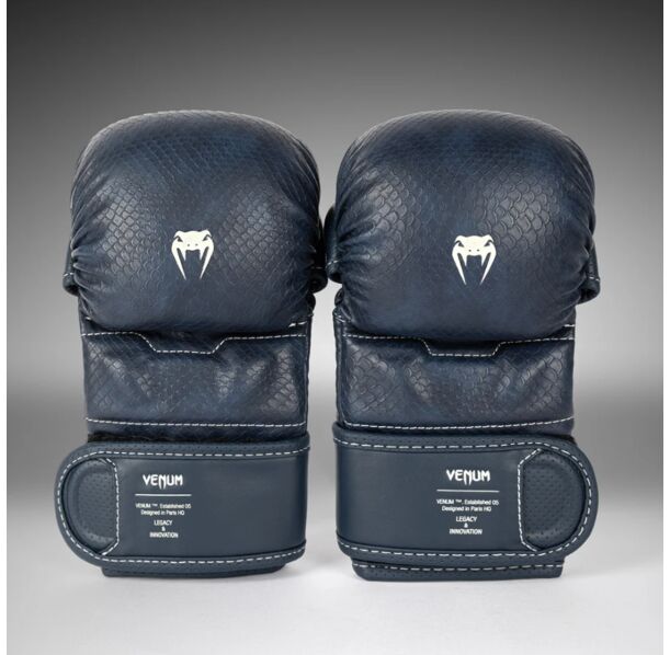 ММА РЪКАВИЦИ - Venum Impact Evo Scales MMA Sparring Gloves - Midnight Blue​