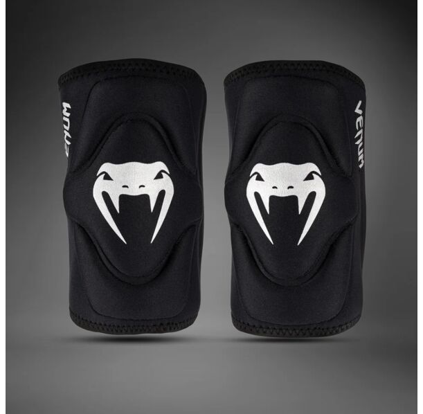 Наколенки - Venum Gel Kontact Knee Pads - Black/Silver​