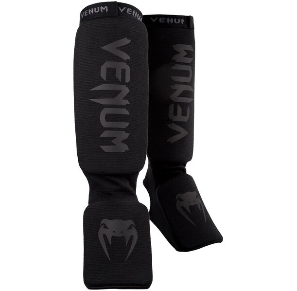 Протектори за Крака - VENUM KONTACT SHINGUARDS AND INSTEP - COTTON / BLACK / BLACK​