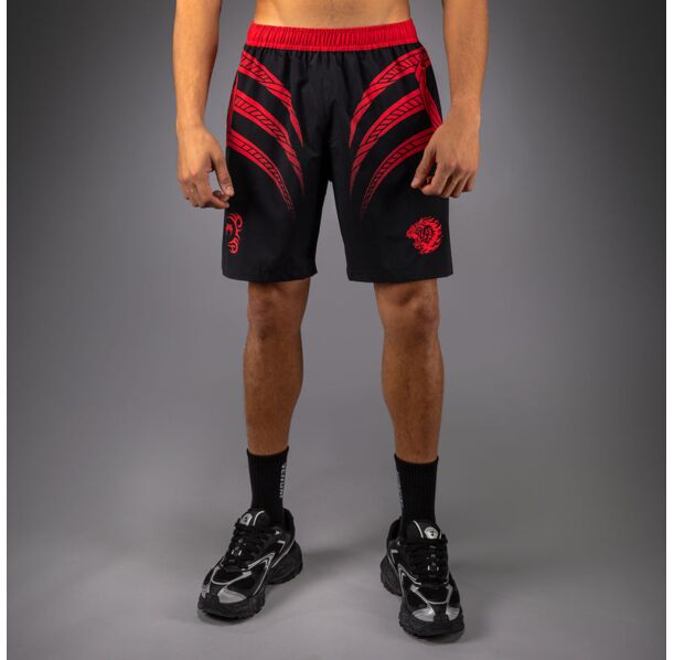 Шорти - Venum Mike Tyson Tiger Training Shorts - Deep Black/Intense Red​