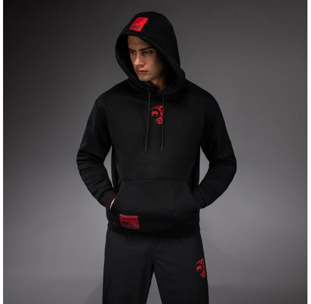 Суичър - Venum x Mike Tyson Tiger Hoodie - Deep Black/Intense Red​